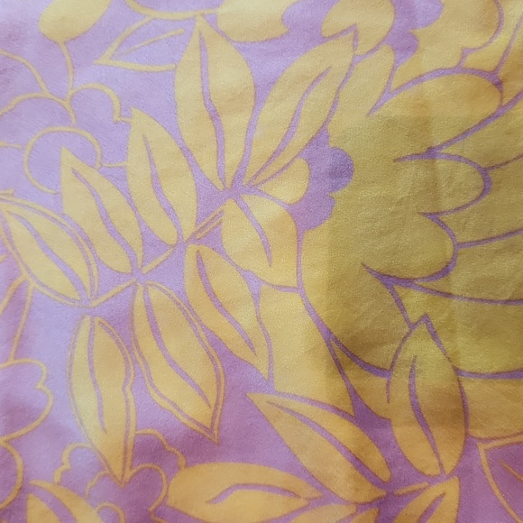 Sentier lilac and yellow floral print skirt - Picture 8 of 8